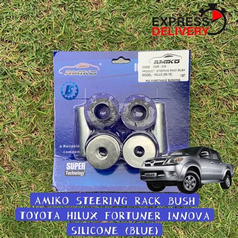 AMIKO STEERING RACK BUSH TOYOTA HILUX VIGO KUN25 KUN26 FORTUNER KUN50