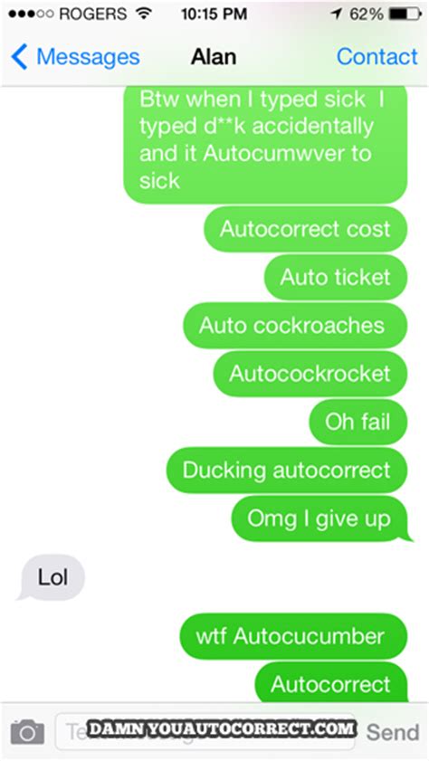 The 45 Funniest Autocorrect Fails Of 2014 Huffpost