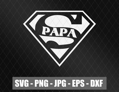 Super Pap Svg Regalo De Svg Del D A Del Padre Pap Etsy