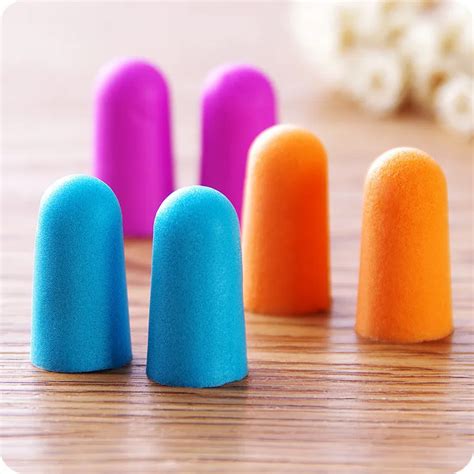 Soft Foam Earplugs Noise Reduction Against Sound Ear Hearing protection ...