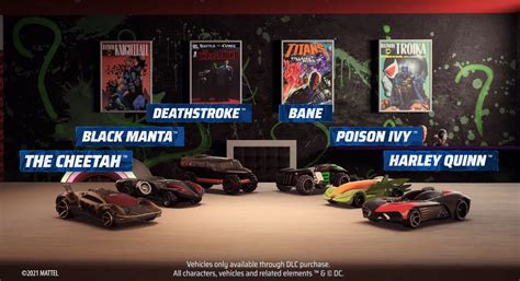 Hot Wheels Unleashed Adds DC Villains With Super Villain Racing Season