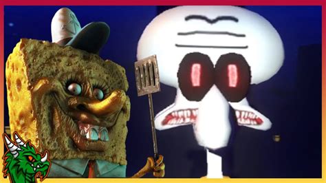 The Best Spongebob Horror Game Nightmare In Squidville Youtube