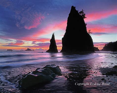 Sunset, Rialto Beach, Washington H, Landscape/nature Photography - Etsy