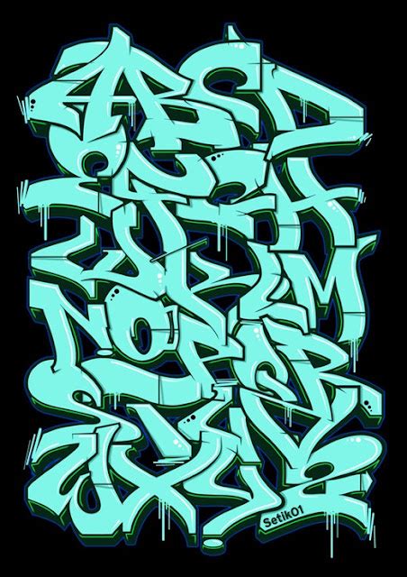 Style Letters Graffiti Alphabet