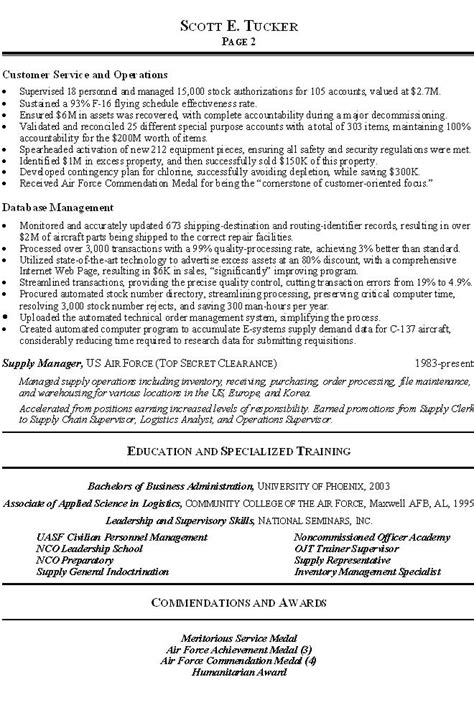 Federal Resume And Ksa Writing Services Federal Resume Sample Federalprose