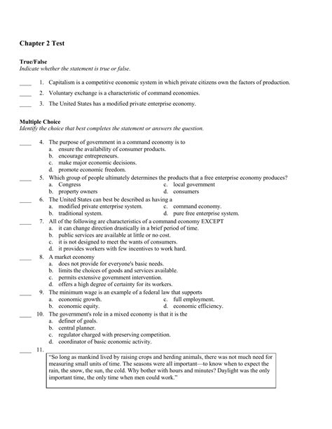 Chapter Test