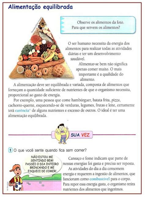 Exercícios Sobre Alimentação Saudável 8 Ano Com Gabarito - Texto Sobre Alimentação Saudavel Com Interpretação 8 Ano - Notícias e ...