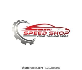 Speed Shop Vector Logo Design Stock Vector (Royalty Free) 1910855803 ...