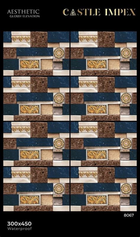 Glossy X Inch Elevation Ceramic Wall Tiles X Inches At Rs