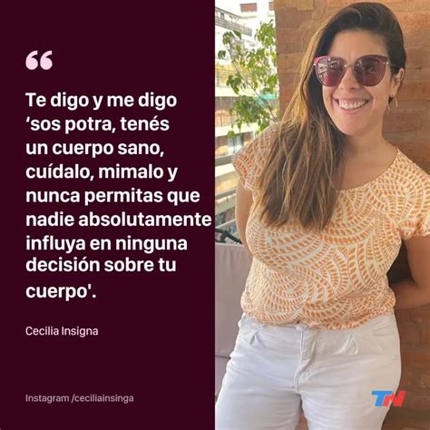 Cecilia Insinga mostró las terribles críticas que recibe por su cuerpo