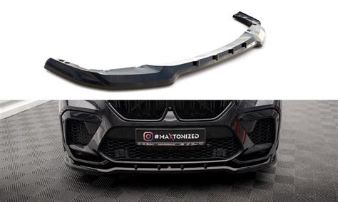 Splitter Przedni V 1 BMW X6 M F96 Gloss Black Nasza Oferta BMW X6