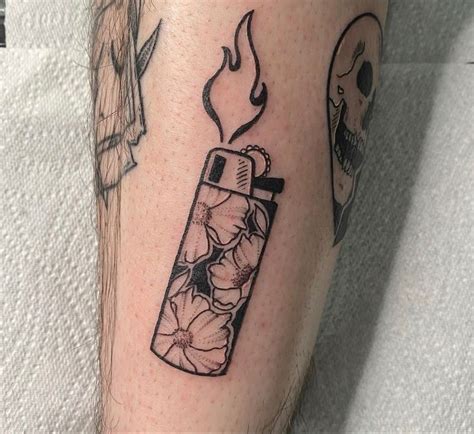 Lighter Tattoo Simplistic Tattoos Small Tattoos Discreet Tattoos