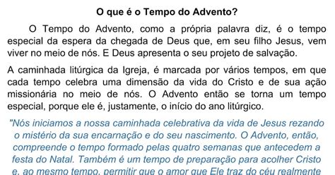 Catequese Crianças Advento 8 sugestões para a catequese em família