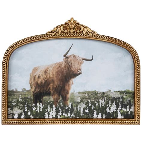 Highland Cow Flowers Wood Wall Decor Hobby Lobby