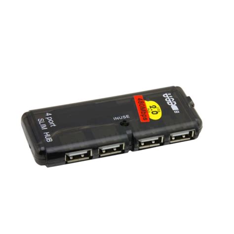 Hub USB Cu 4 Porturi Si Indicator LED Pentru Conectarea De Periferice