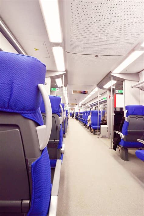 Express train interior stock image. Image of road, passenger - 77408611