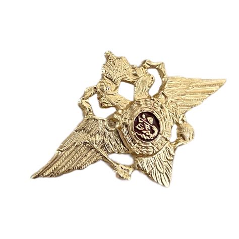 Russian Ussr Army Military Uniform Imperial Eagle Hat Cap Beret Metal