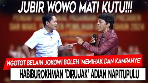 Jubir Wowo Mati Kutu Ngotot Belain Jokowi Memihak Dan Kampanye