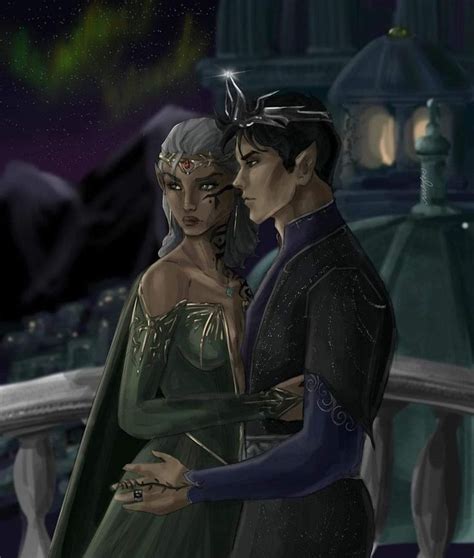 Rowaelin And Feysand Throne Of Glass Books Throne Of Glass Fanart Feyre And Rhysand