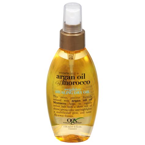 Save On Ogx Renewing Argan Oil Of Morocco Weightless Healing Dry Oil