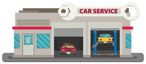 567 Auto Repair Shop Exterior Design Images Stock Photos 3D Objects