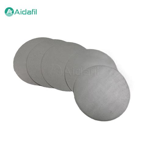 Sintered Micron Stainless Steel Porous Metal Filter Disc Powder