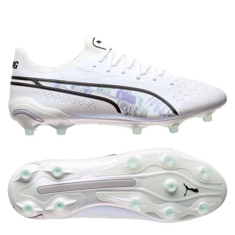 Puma King Ultimate Fg Ag Brilliance Wit Zwart Dames Limited Edition