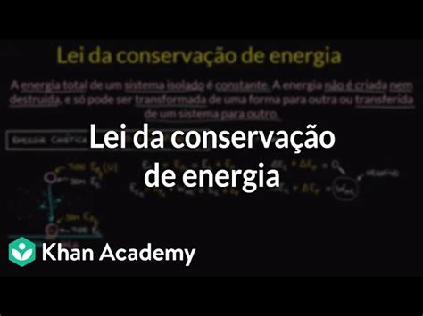 Leis De Conservação De Energia - Exemplo Da Lei Da Conservacao Da Energia