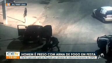 Cetv Edi O Fortaleza Homem Flagrado Arma Durante Festa E