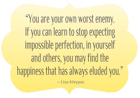 You Are Your Own Worst Enemy If You Can Learn To Stop Expecting