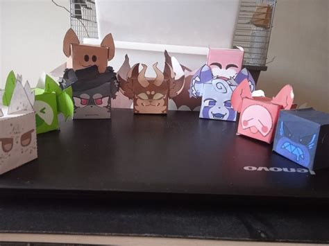 All Kp Cubes I Made X3 Dragons Paper Doll Template Paper Crafts