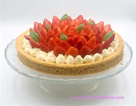 Tarte Aux Fraises Sur Sabl Breton Les D Lices De Mimm