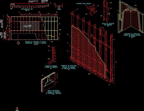 Constructive Detail In Drywall Dwg Detail For Autocad • Designs Cad