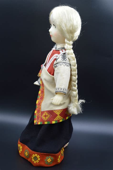 Vintage Souvenir Doll Baiba Ussr Latvia Riga Straume Etsy