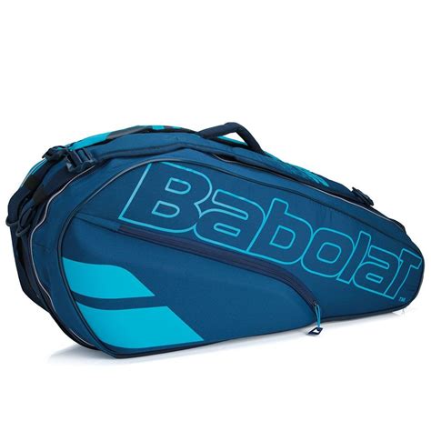 Raqueteira Babolat Pure Drive X Azul Salles Tenis Squash