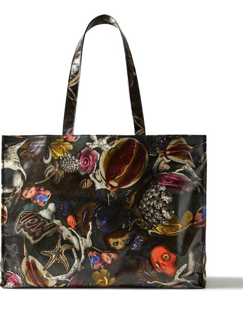 Acne Studios Per B Sundberg Printed Coated Cotton Blend Canvas Tote