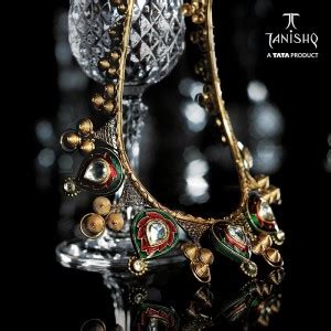 Gold Uncut Diamond Necklace From Tanishq South India Jewels