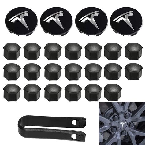 Buy Aero Wheel Cap Kit Wheel Lug Nut Covers Model 3 Wheel Cap Kit With