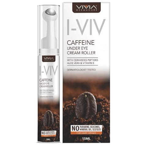 Vivia Dermacare I Viv Caffeine Under Eye Cream Roller With Cemaides