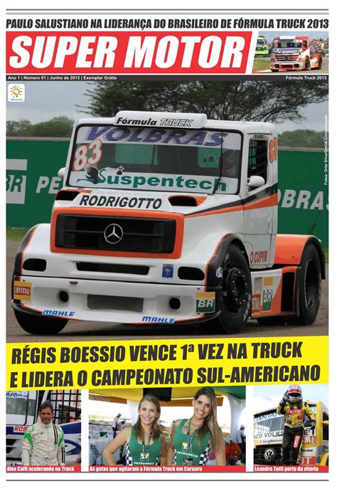 Calam O Super Motor F Rmula Truck Edi O