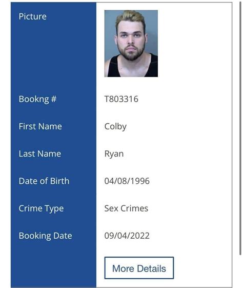 Breaking Colby Ryan The Son Of Lori Vallow Was Arrested And Booked Into Maricopa County Jail