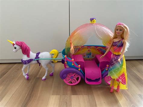 Barbie Dreamtopia Regenbogen Prinzessin Einhorn Und Kutsche Kaufen