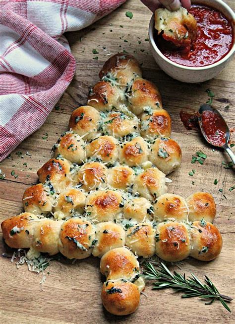 Cheesy Christmas Tree Bread Easy Recipe A Gouda Life