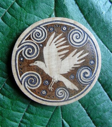 Wood Burned Raven I Really Like Those Swirls All Done With Just One Tip Steady Hand Work Very