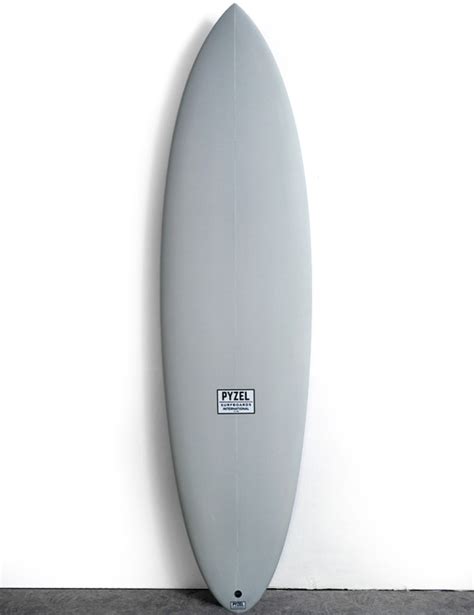 Pyzel Mid Length Crisis Surfboard 7ft 0 Futures Cool Grey