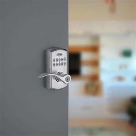 Kwikset 955 Series SmartCode Electronic Pembroke Lever Satin Chrome ...