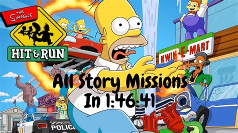 The Simpsons Hit Run All Story Missions In Youtube