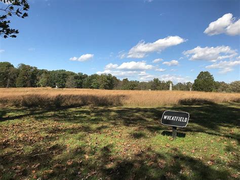 Landscape Photos of The Wheatfield, Gettysburg - Civil War Cycling