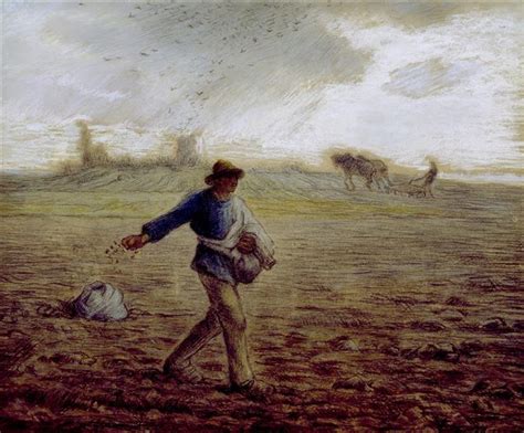 The Sower, c.1865 - Jean-Francois Millet - WikiArt.org