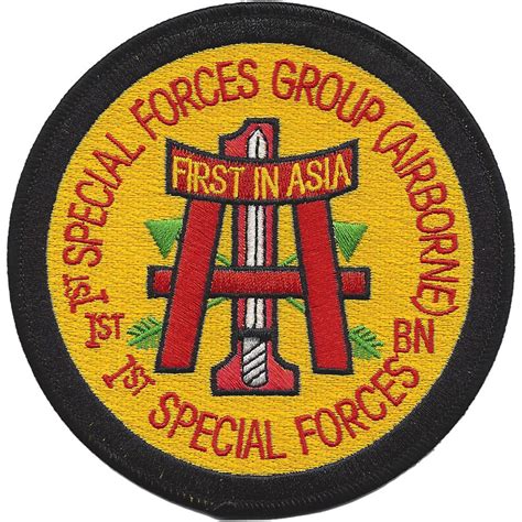 1st Battalion 1st Special Forces Group Combat Helmet Desert Patch ...